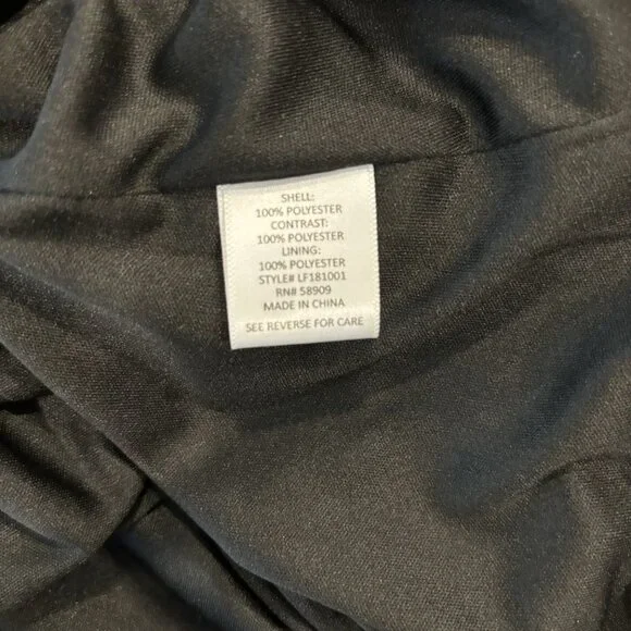 Gianni Bini fall Leaf Dress, Ruffled front, long sleeve, harvest colors, MED - Picture 8 of 8